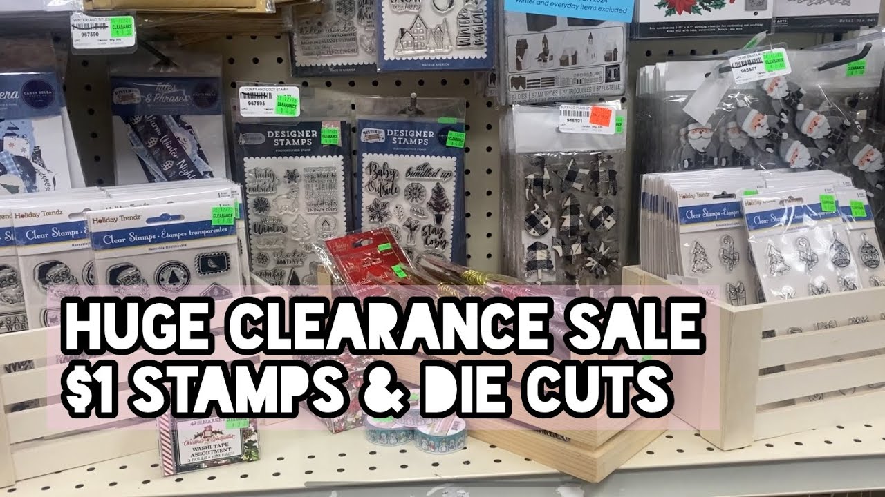 Craft warehouse // look at these amazing $1 clearance items!