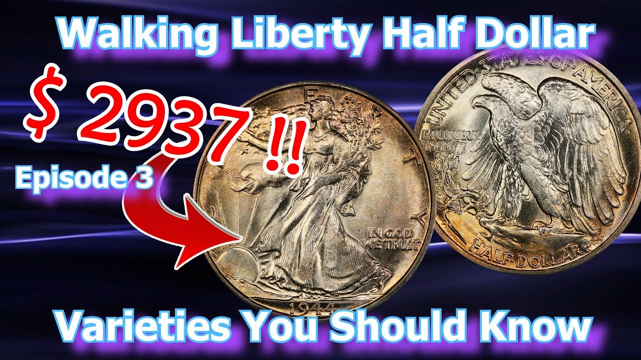Walking Liberty Half Dollar Varieties You Should Know Ep.3 - 1916, 1939, 1944