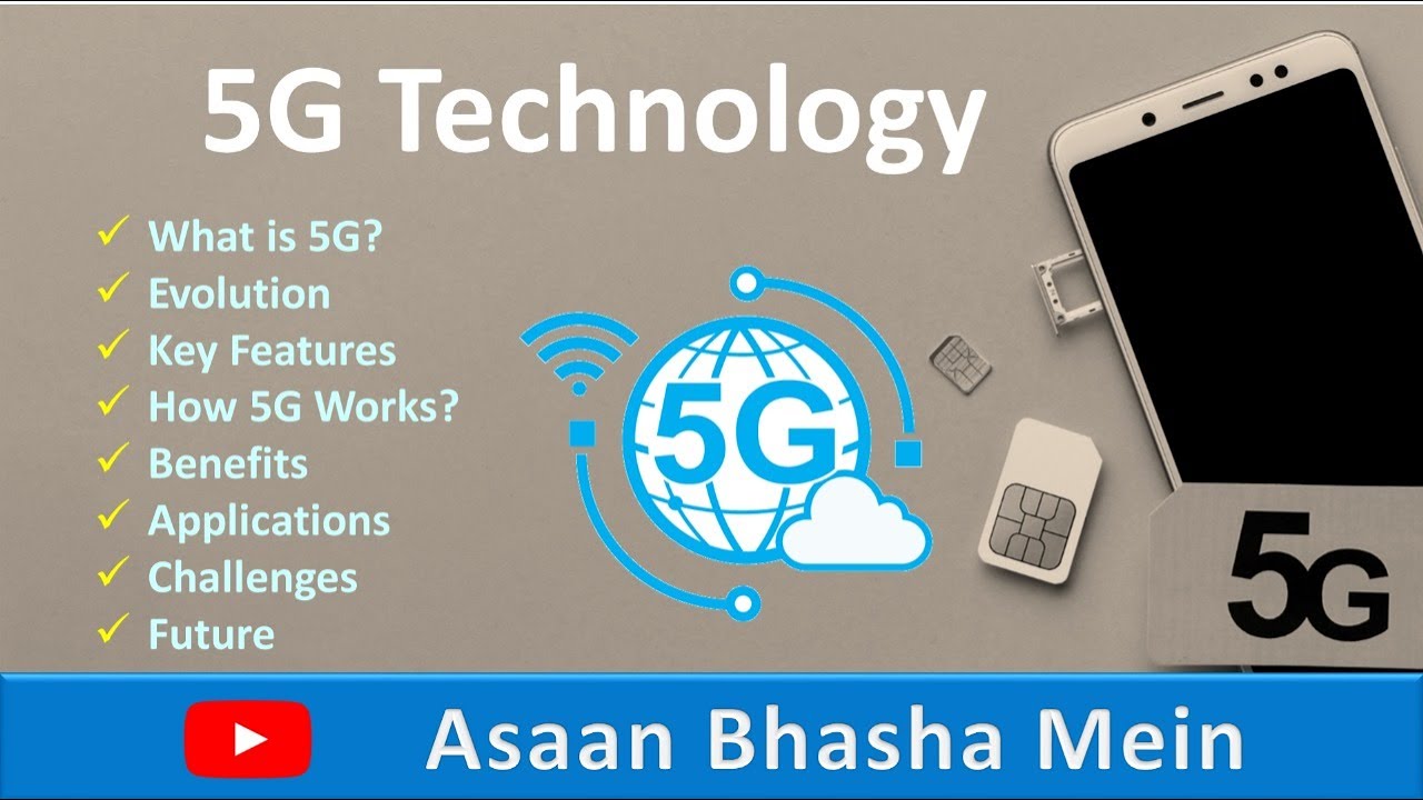 5G Technology in Hindi | Full Explained | Evolution | Features|Working|Benefits|Applications PPT
