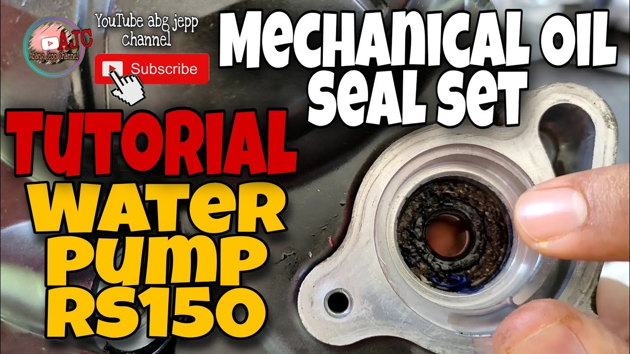 Cara Tukar Waterpump seal Set | Mechanical Oil seal RS150