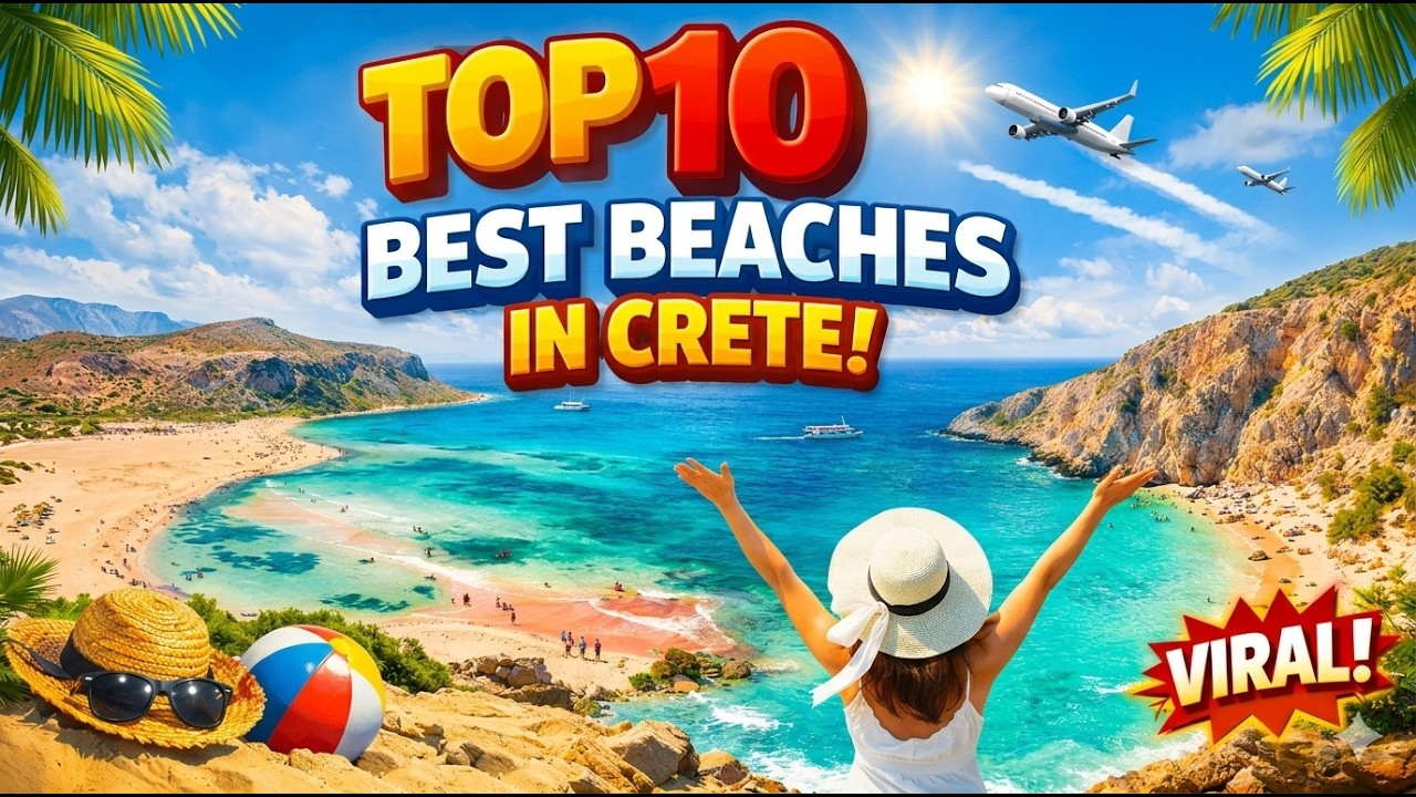 Top 10 Best Beaches in Crete, Greece &ndash; 4K Drone Video