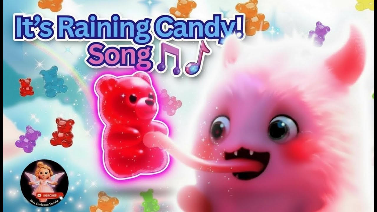 It&rsquo;s Raining Candy ! Fun Song for Kids 🍭 Monsters Go Crazy for Candy 