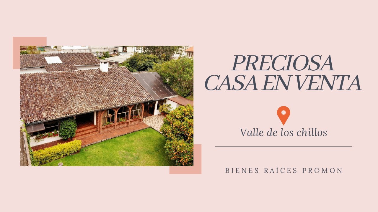 195.000$ - Casa en el Valle de los Chillos