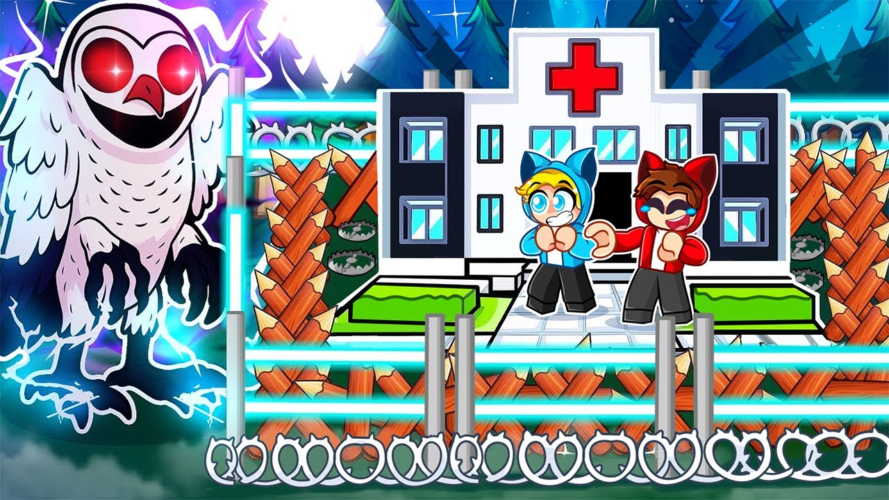 ZBUDOWALIŚMY NAJLEPSZY SZPITAL W PRZETRWAJ 99 NOCY w LESIE w ROBLOX!