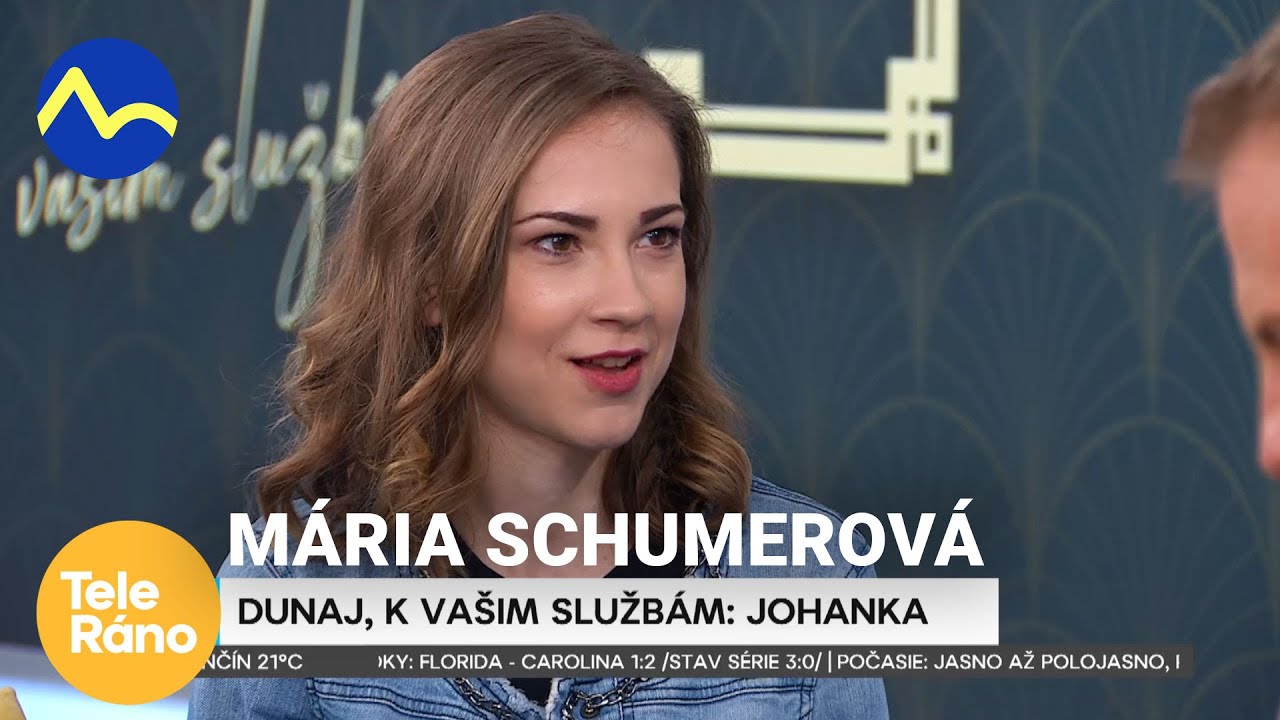 Mária Schumerová - Johanka zo seriálu Dunaj, k vašim službám | Teleráno