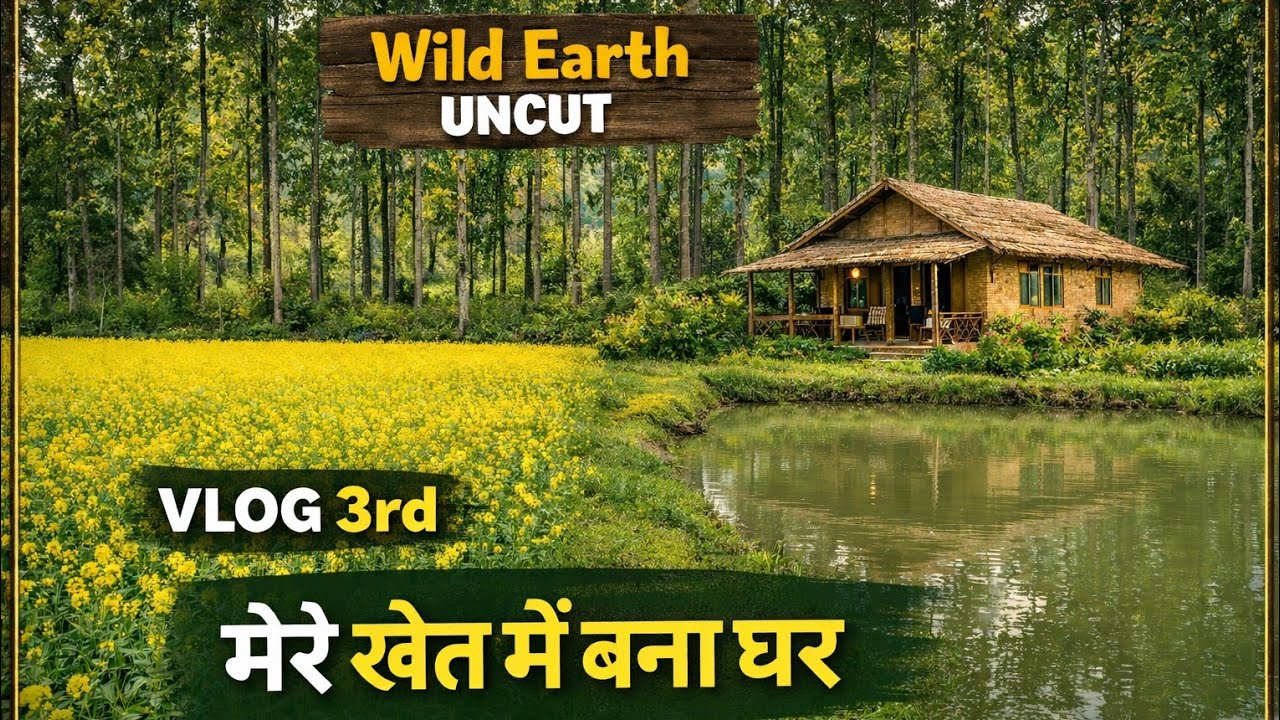 सरसों के पीले खेतों के बीच मेरा घर 🌾 | गाँव का सुकून | Wild Earth Uncut | Vlog 3