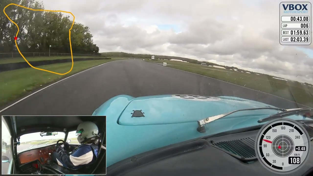 Driving a Lotus Elan 26r around the Goodwood Motor Circuit in the wet!!