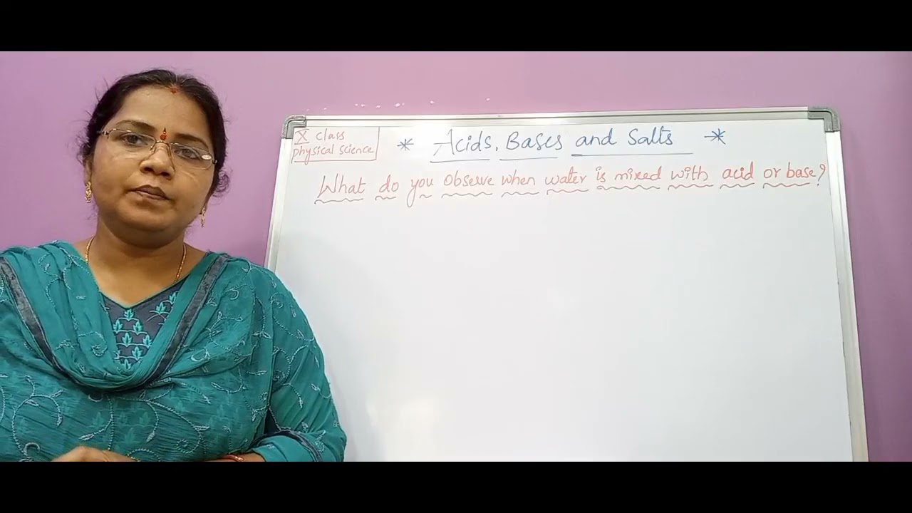 what is Dilution? how to dilute an acid or a base? | Acids bases and salts |10th class Phy.sci