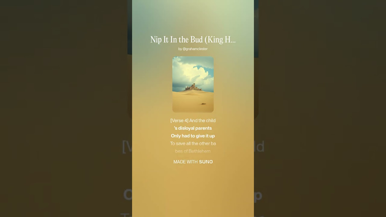 Nip It In the Bud (King Herod’s Song) (The Neosho No-Shows)