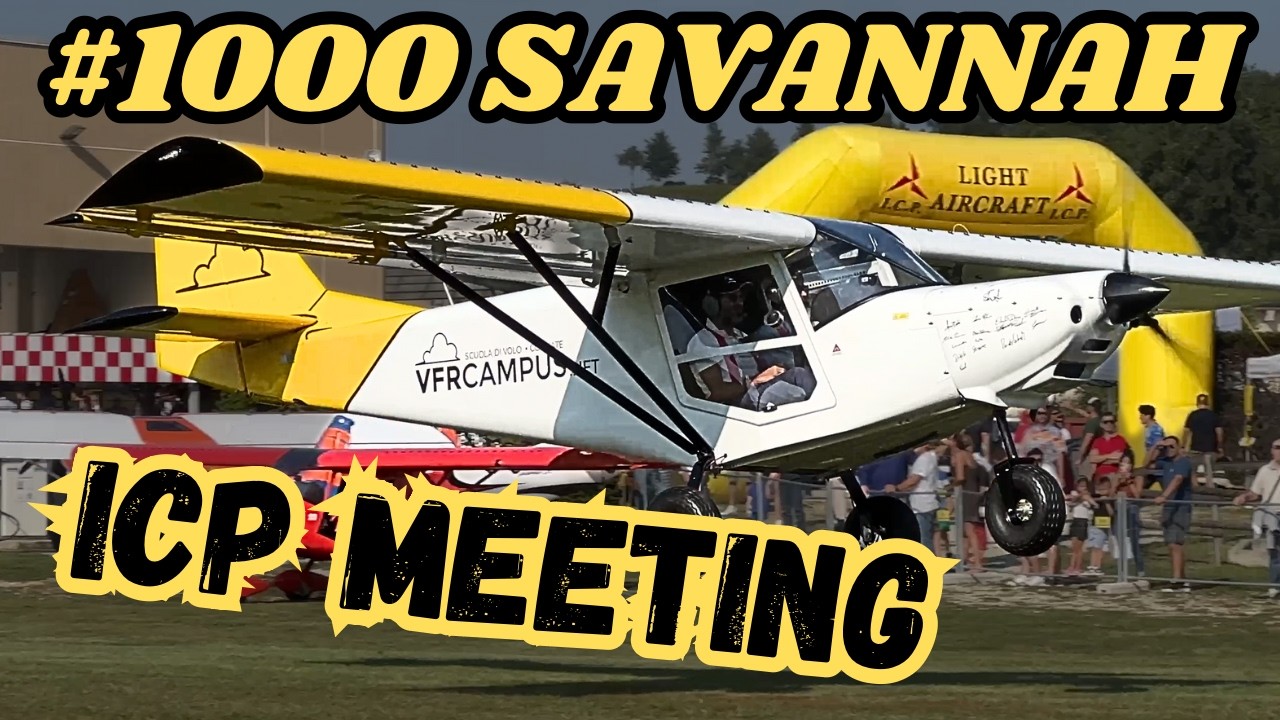 ICP Aviazione ha consegnato il suo #1000Savannah - Lo ha festeggiato con un Grande Raduno !