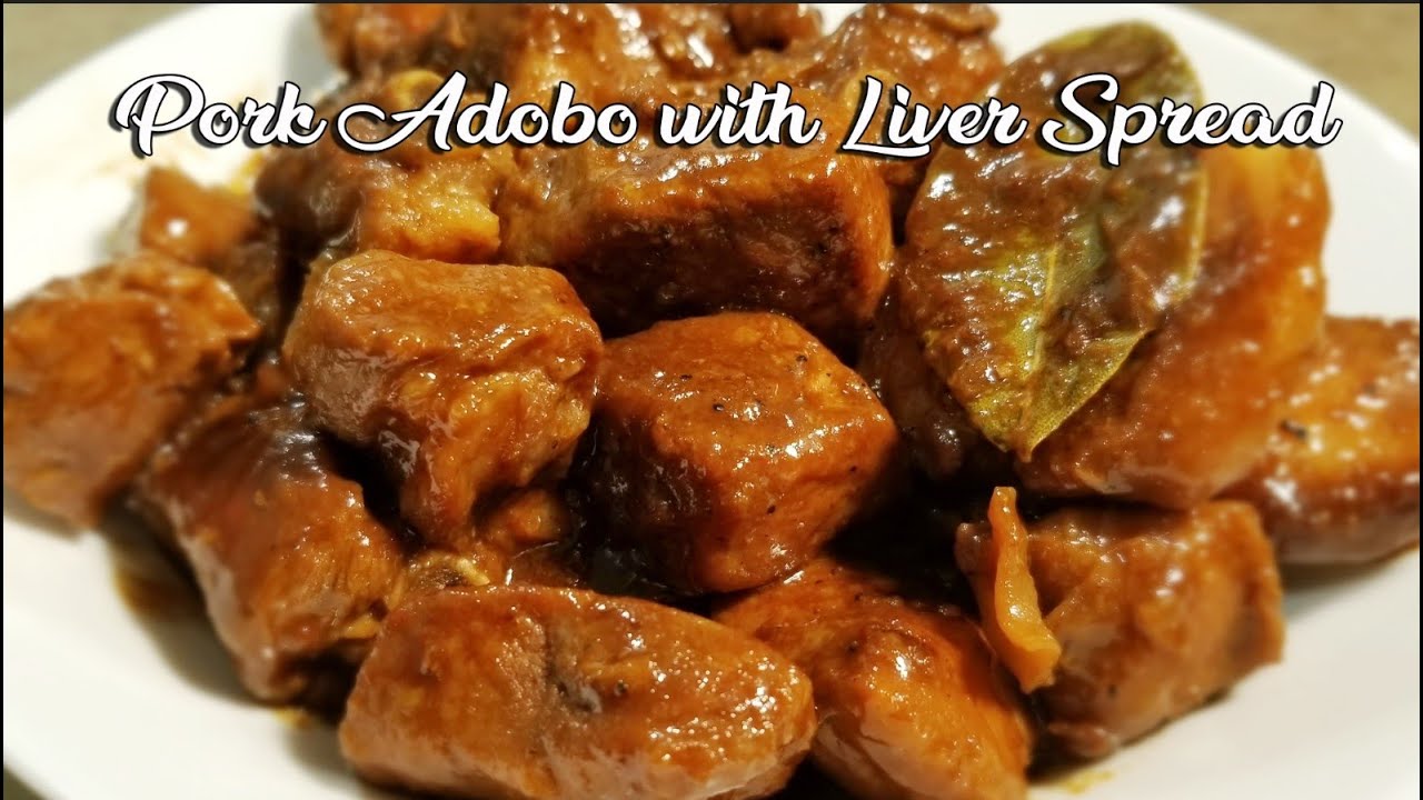 Pork Adobo with Liver Spread - Adobong Baboy | How to cook Adobong Baboy Pork Adobo