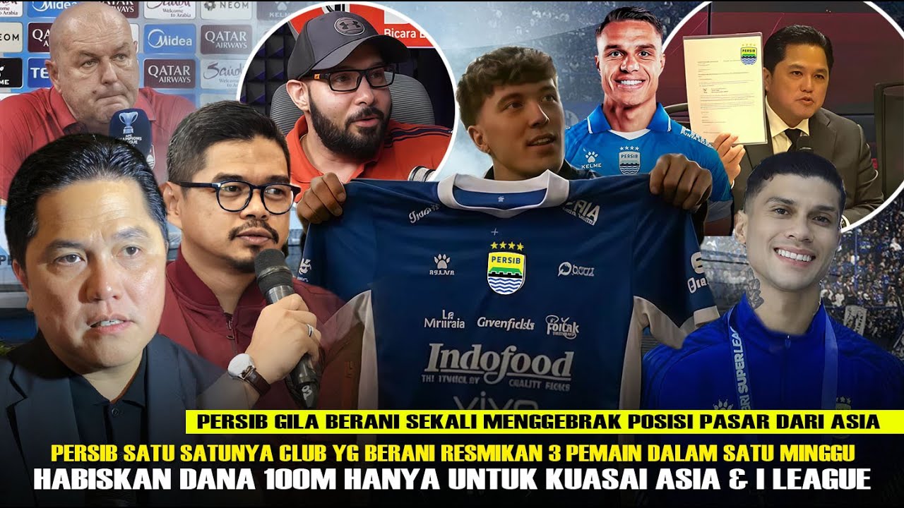 Ga PECAYA Persib Borong Ciro, OLE & JOEY!! Erik Tohir & Legend Persija Tepuk Tangan Saking Kagumnya