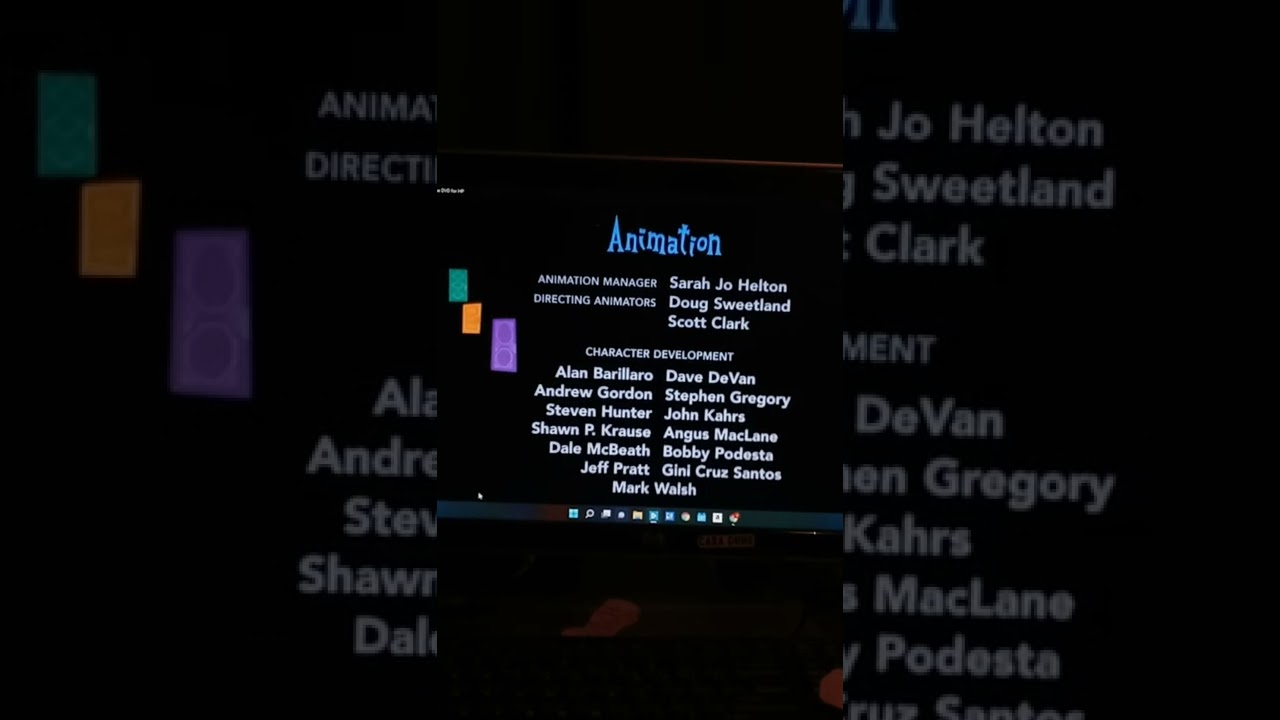 Movie End Credits #30: Monsters, Inc.