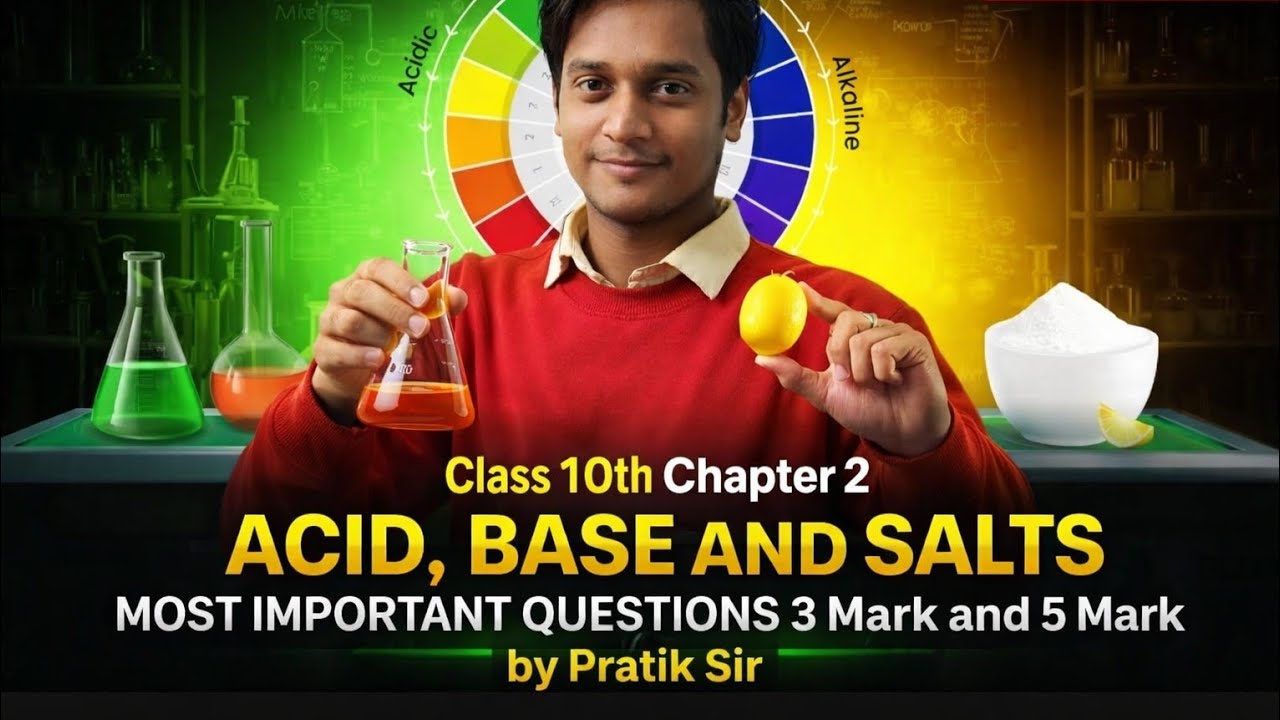 Acids Bases and Salts One Shot Revision | Class 10 Science Ch 2 | Most Important Questions