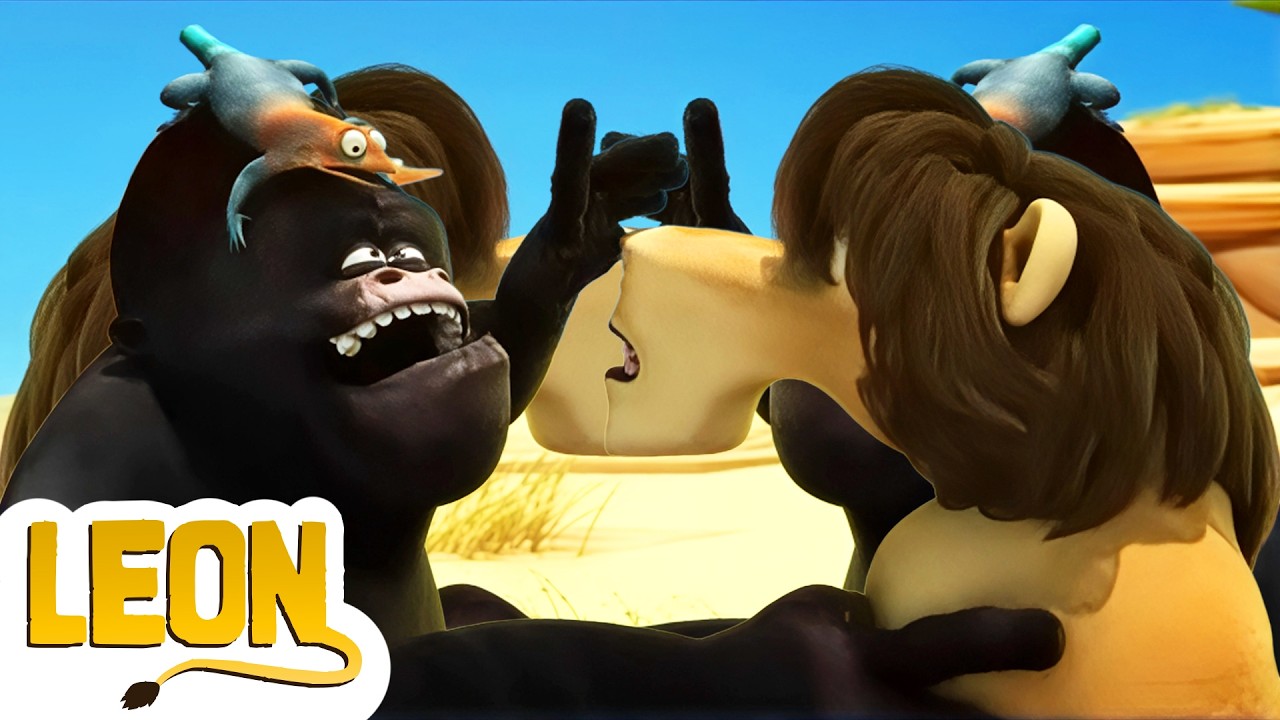 Paranoia | Leon the Lion Compilação | Funny Cartoons | Hooplakidz Tv Brasil