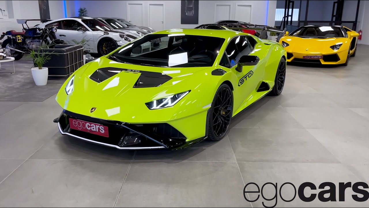 🚀 2023 LAMBORGHINI HURACAN STO / VERDE SCANDAL/  Walkaround & Interior& Sound