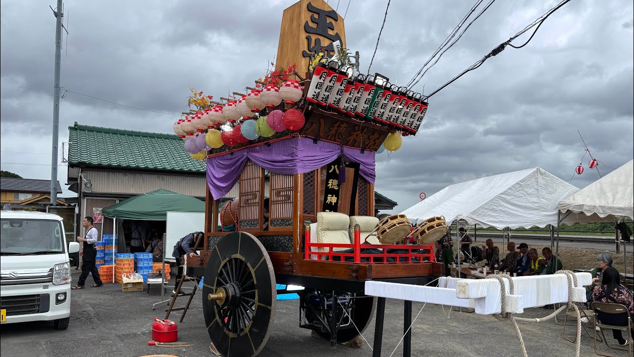 【菊川市・内田】月岡　月岡連 祭典　2025
