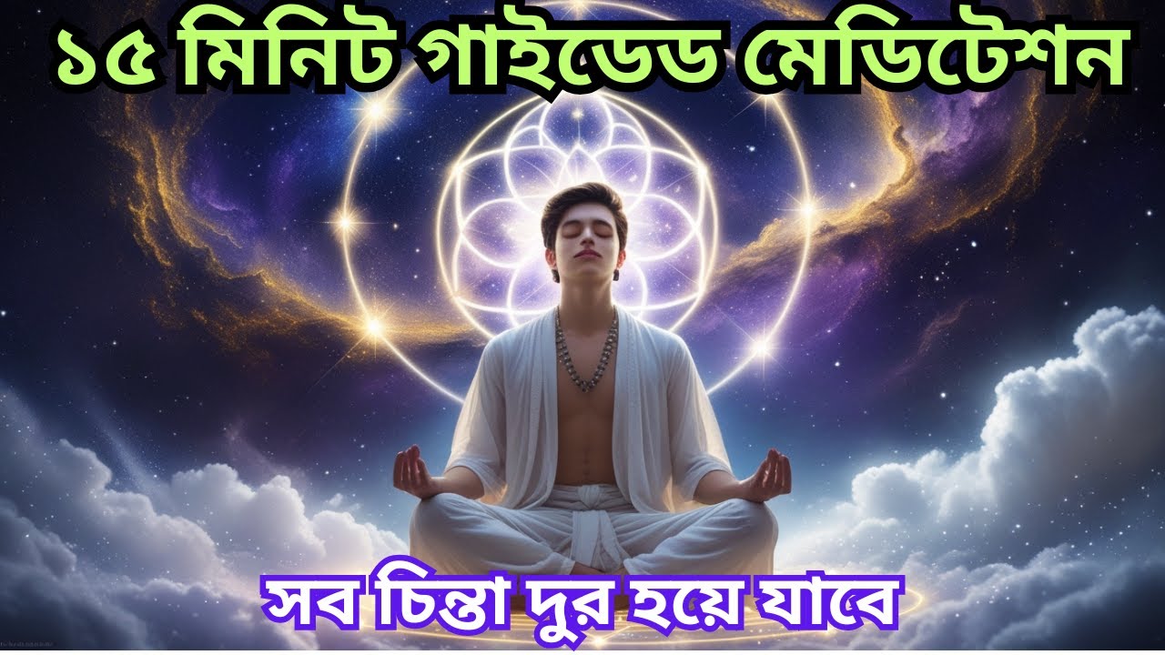 15 Minute Guided Meditation In Bangla| 15 Minute Guided Meditation Deep Relaxation| AJob Fact|