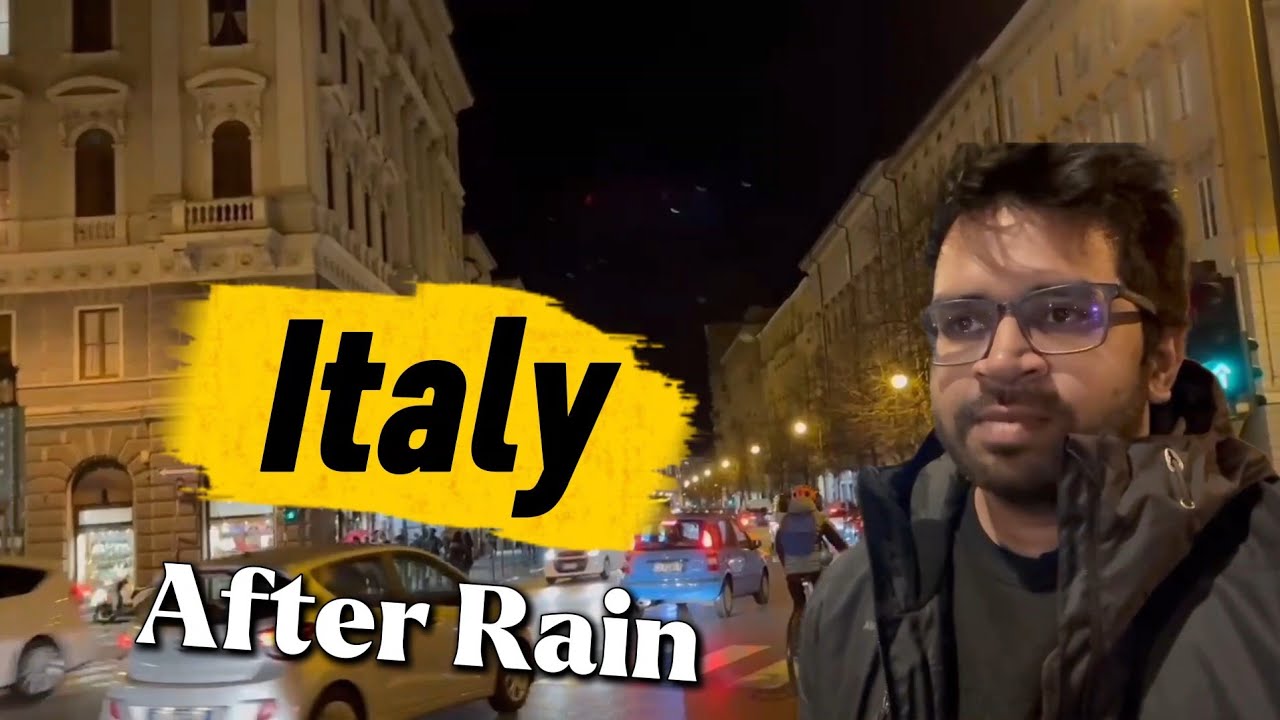 Italy After Rain 🌧️✨ | Beautiful Night Shopping Vlog #italyvlog #vlog #travel