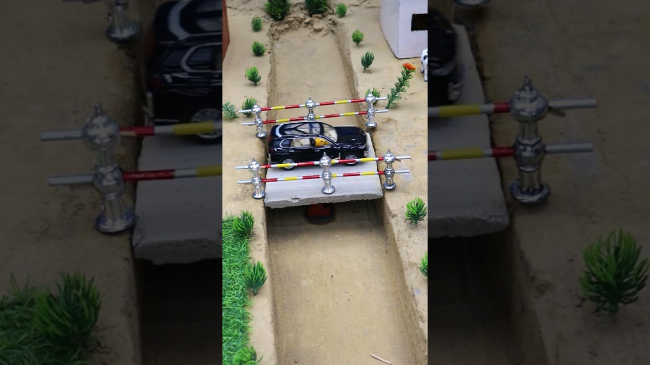 RC BMW fell into the canal / Building an RC bridge for RC car safety