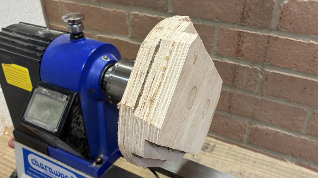 Scrap Plywood Bowl - Wood turning