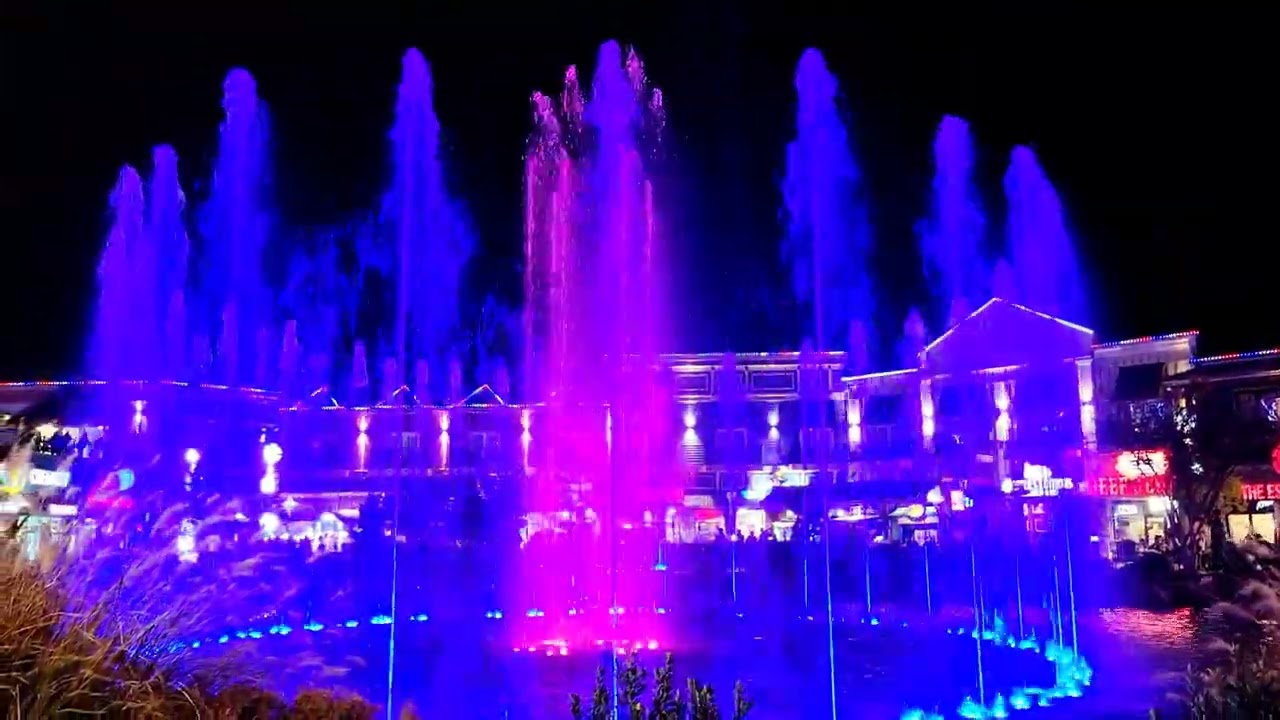 The Island's  Show Fountains in Pigeon Forge
