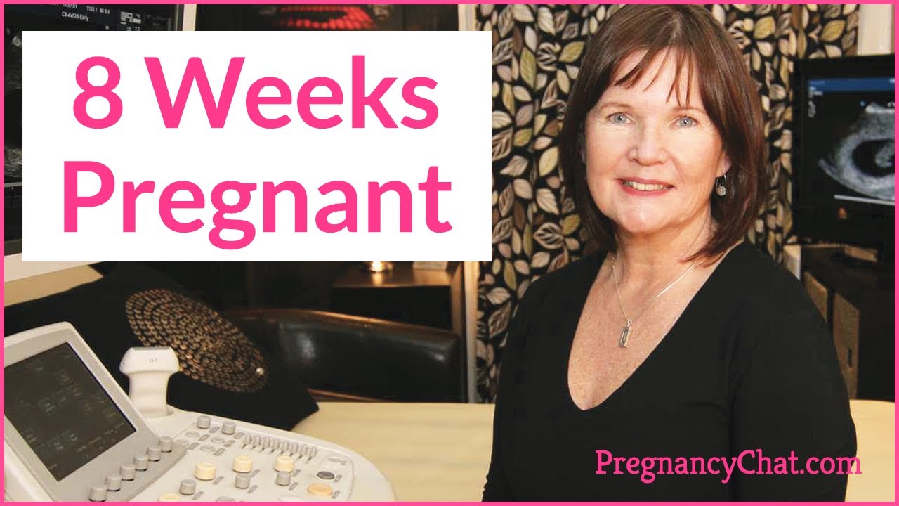 "8 Weeks Pregnant" by PregnancyChat.com @PregChat