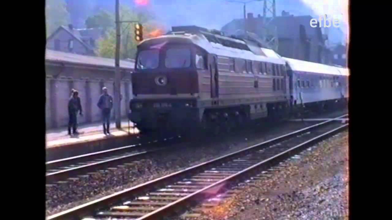 Zeitreise: Dampflok 95 027 im ehem. Grenzbahnhof Probstzella | 08.05.1992