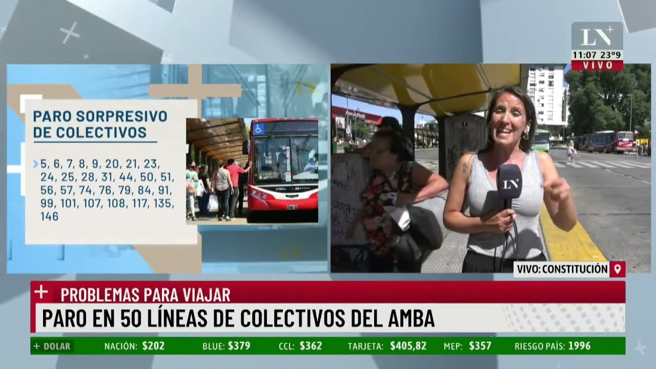 Cómo sigue el paro de colectivos y las razones detrás de la medida de fuerza