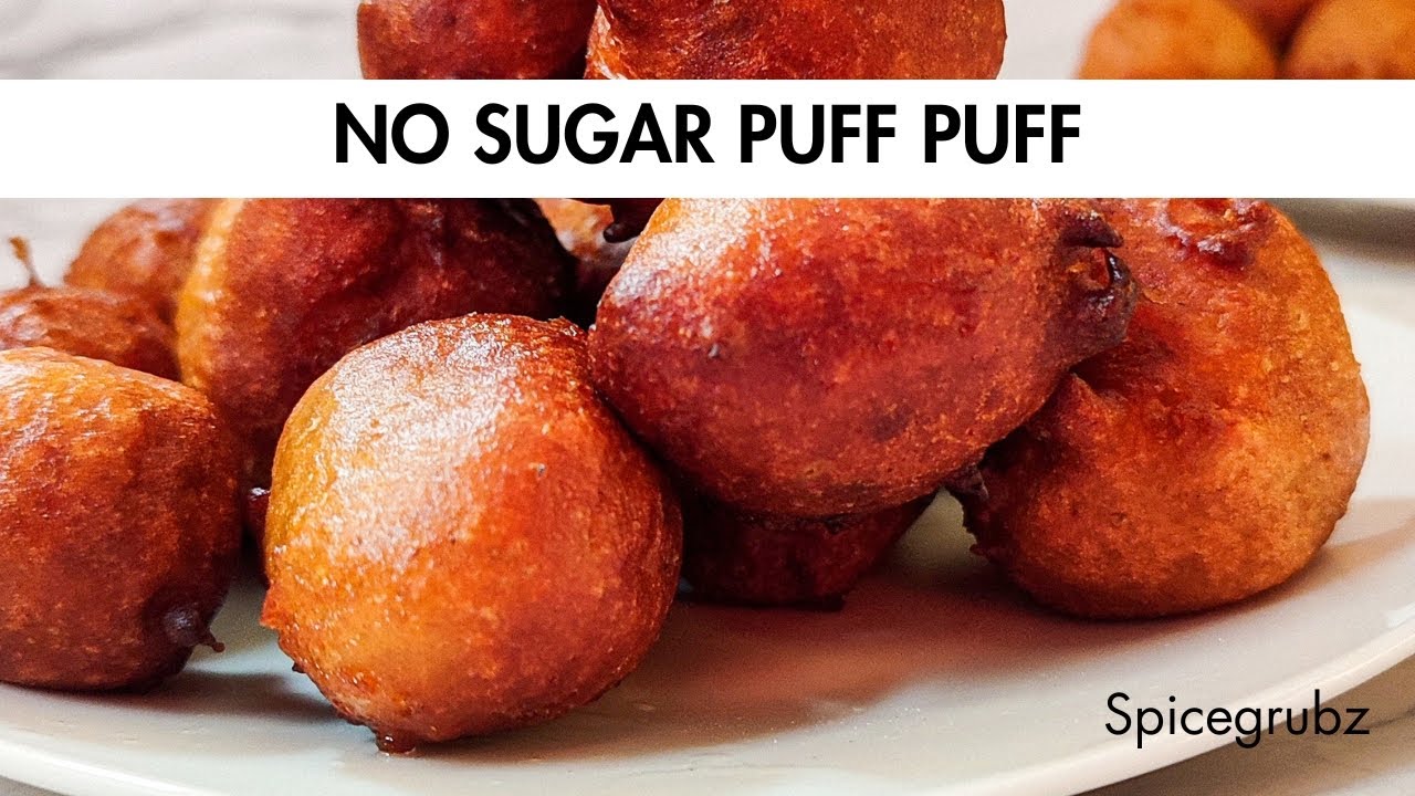 NIGERIAN PUFF PUFF with GINGER..This recipe doesn't use processed sugar & still spicy without pepper