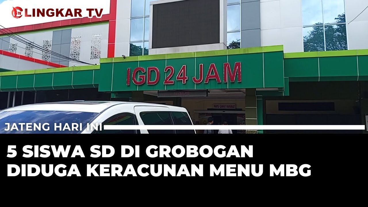 5 SISWA SD DIDUGA KERACUNAN MENU MBG, DINKES: WASPADA GEJALA SERUPA PADA SISWA LAINNYA