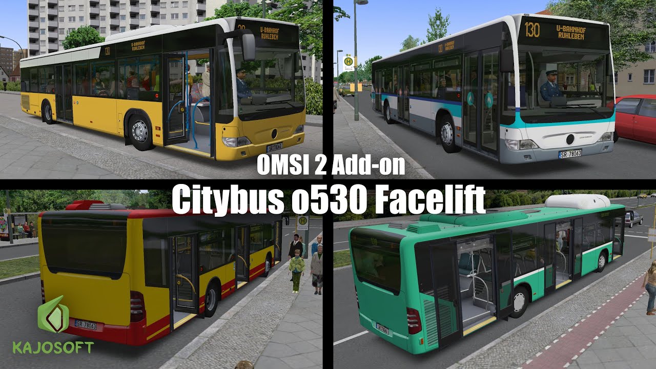 Citybus o530 Facelift OMSI 2 - solo diesel & CNG versions