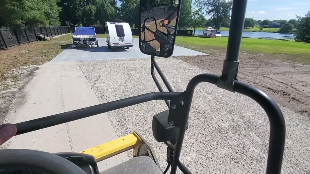 Rolling Crushed Concrete Fines Gravel Driveway