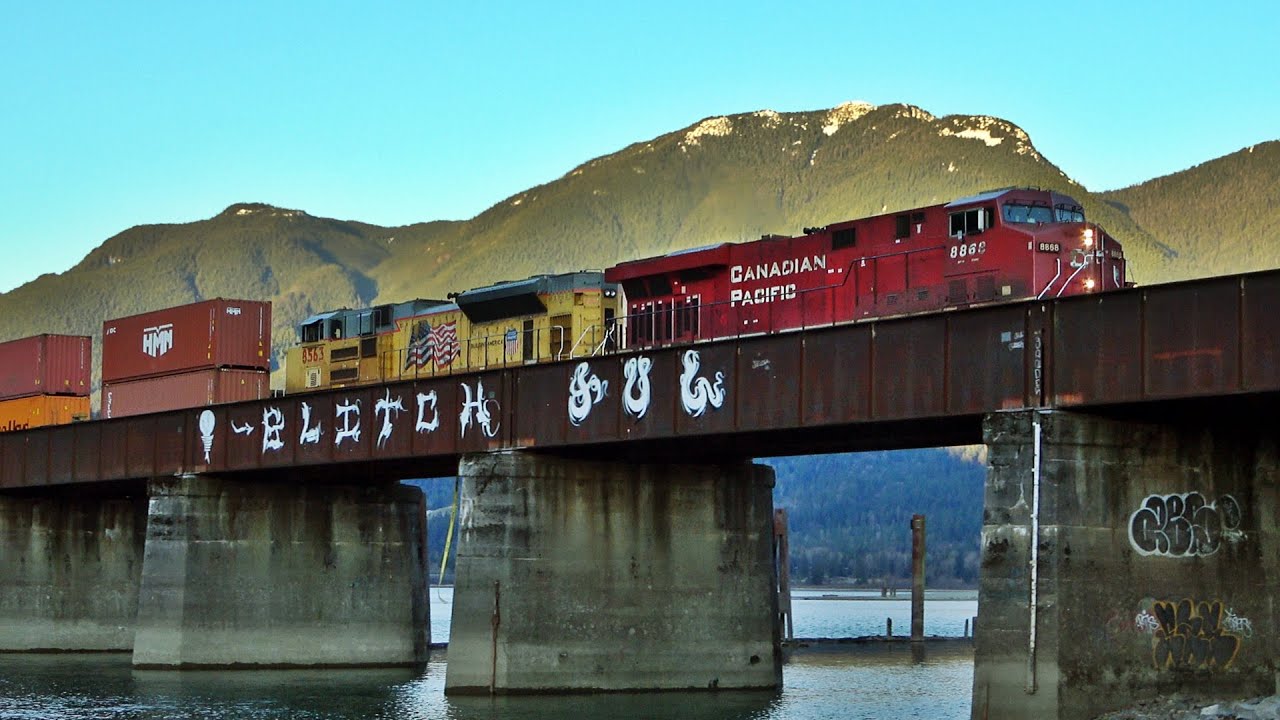 Three Railroads Working Together, Massive 6 Trains on CP's Cascade Sub, UP SD70ACe Unit and More!