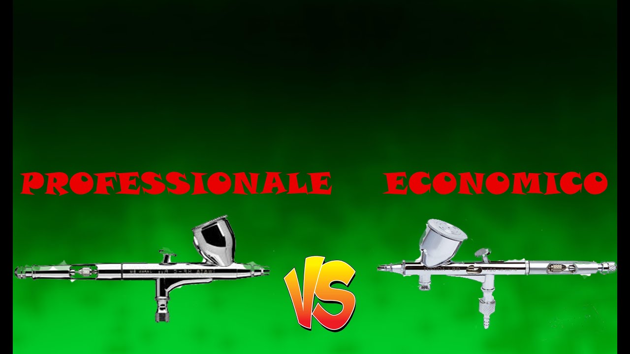 Aerografi ECONOMICI vs PROFESSIONALI: Con quale iniziare?
