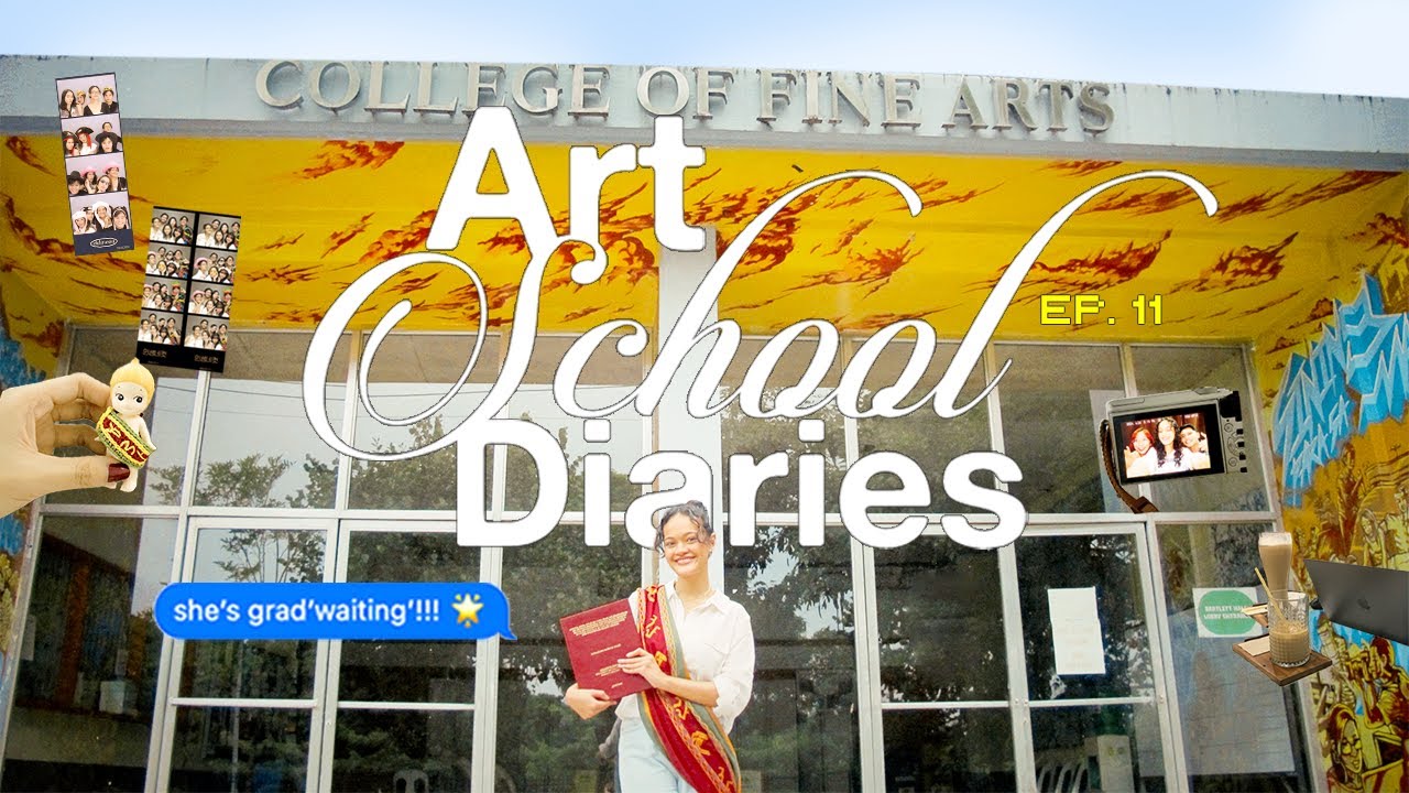 art school diaries: the last uni vlog :(  UP Diliman ⭑.ᐟ