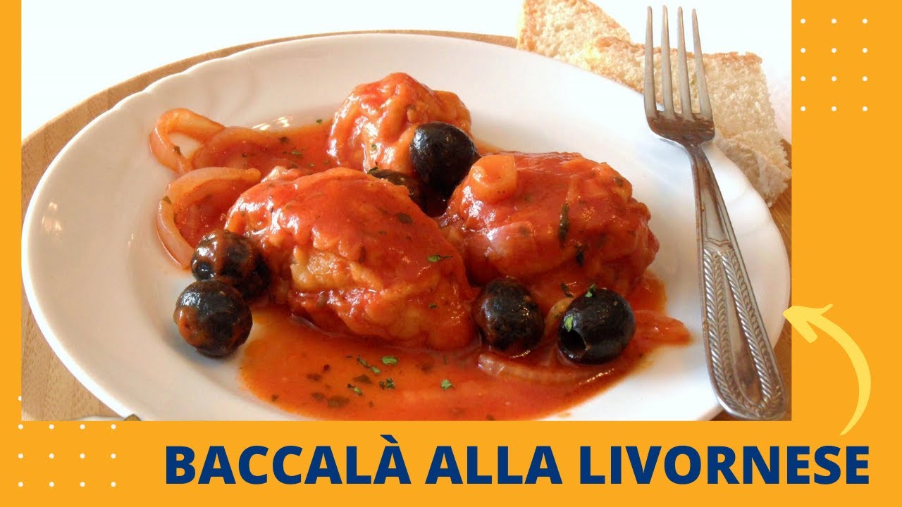 BACCALA' IN UMIDO ALLA LIVORNESE - Ricetta veloce e sfiziosa😋