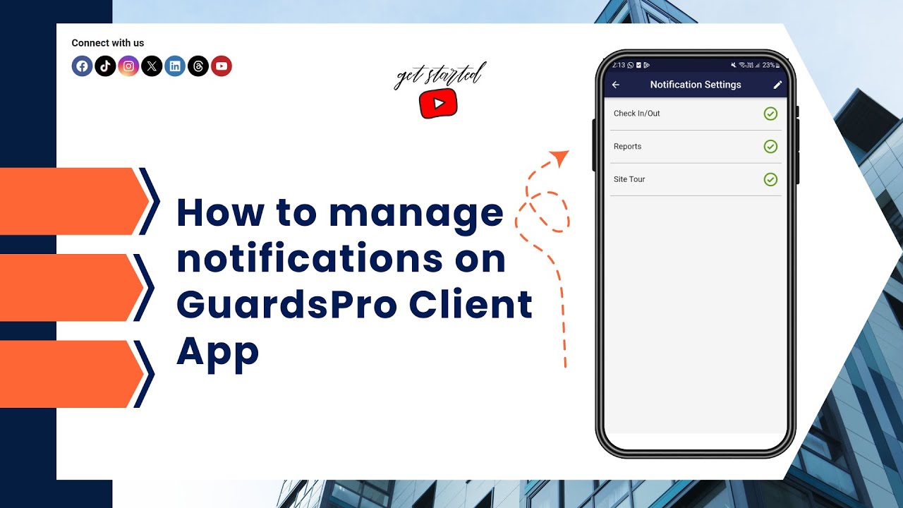 How To Manage Notifications On GuardsPro Client App? -GuardsPro Support Center Video