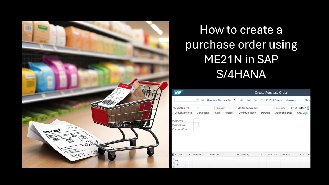 Как создавать заказы на закупку в SAP с помощью ME21N &mdash; пошаговое руководство!
