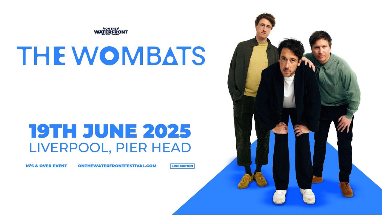 The Wombats. Live At The Waterfront Pier Head, Liverpool. 19th June 2025