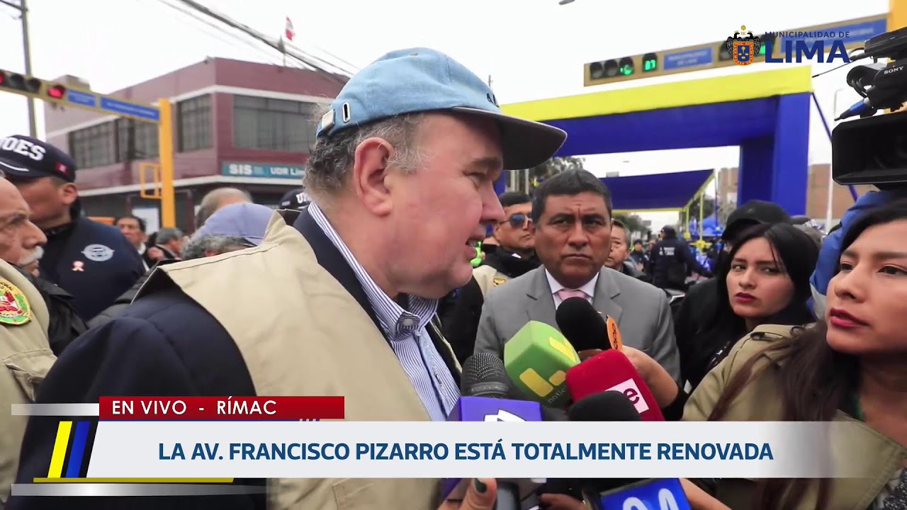 Inauguración de la renovación de la av. Francisco Pizarro | 18 de julio.