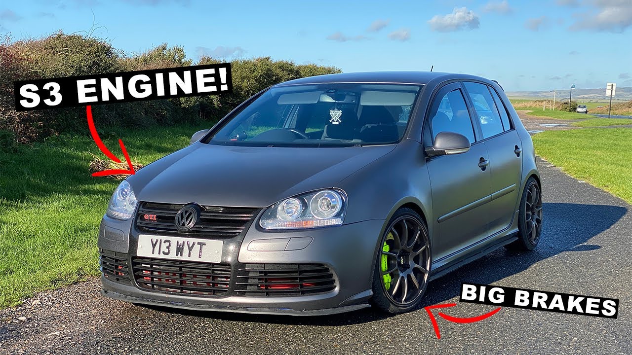 ENGINE SWAPPED VW GOLF MK5 GTI **400 BHP S3 ENGINE**