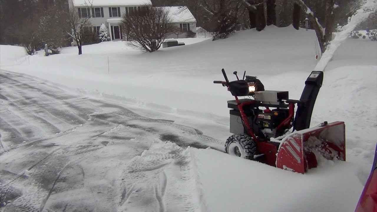 Remote controlled Electric Snow Rover and Troy bilt Snow Blower