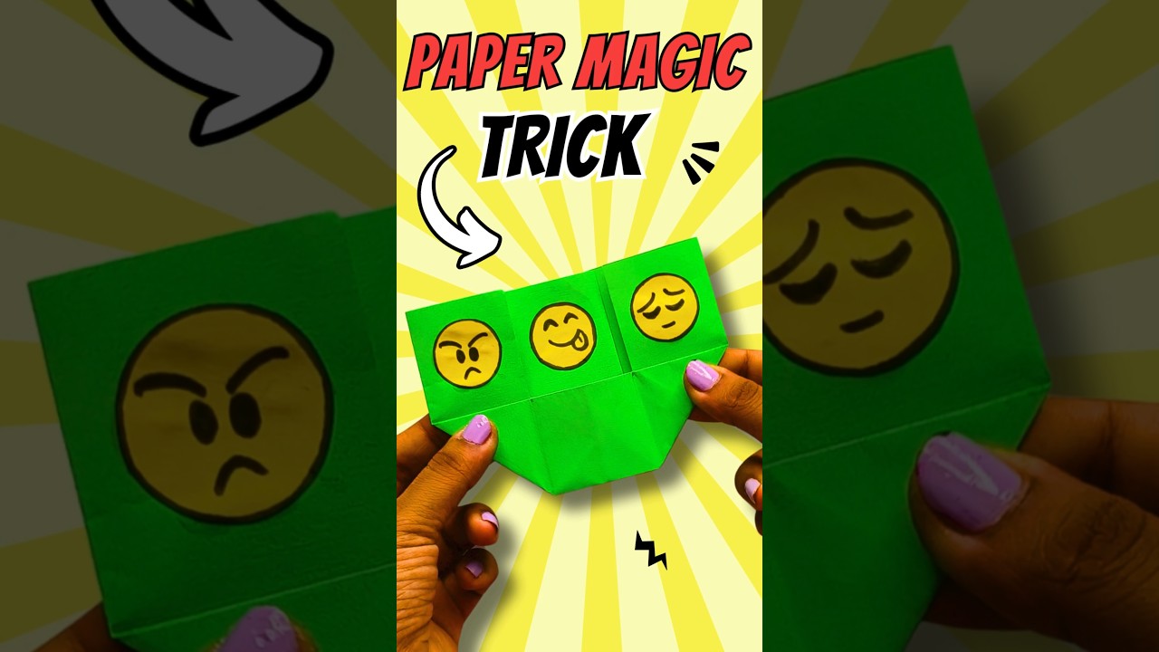 Fun Origami Magic Trick  #papercrafts