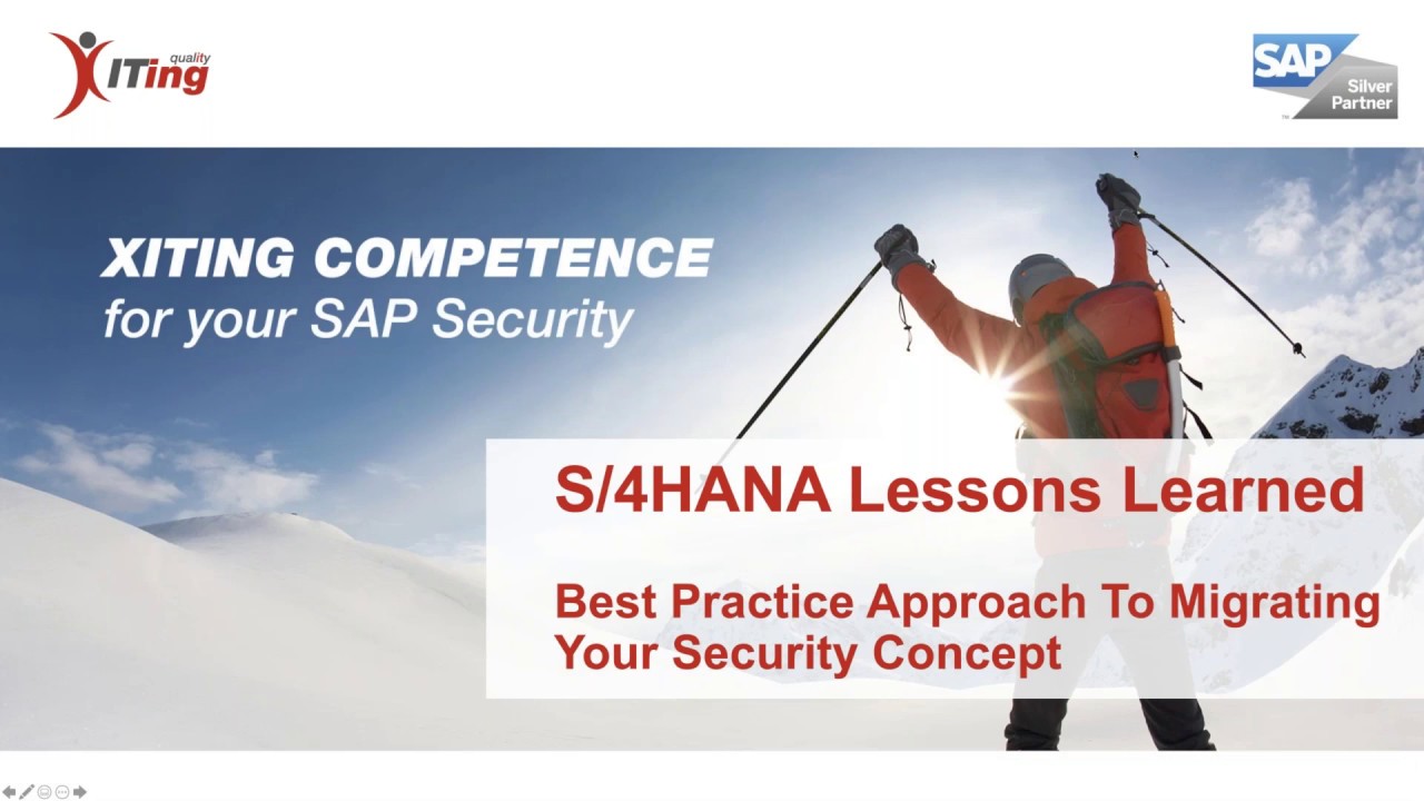 S/4HANA Lessons Learned - Best Practice Approach To Migrating Your Security Concept