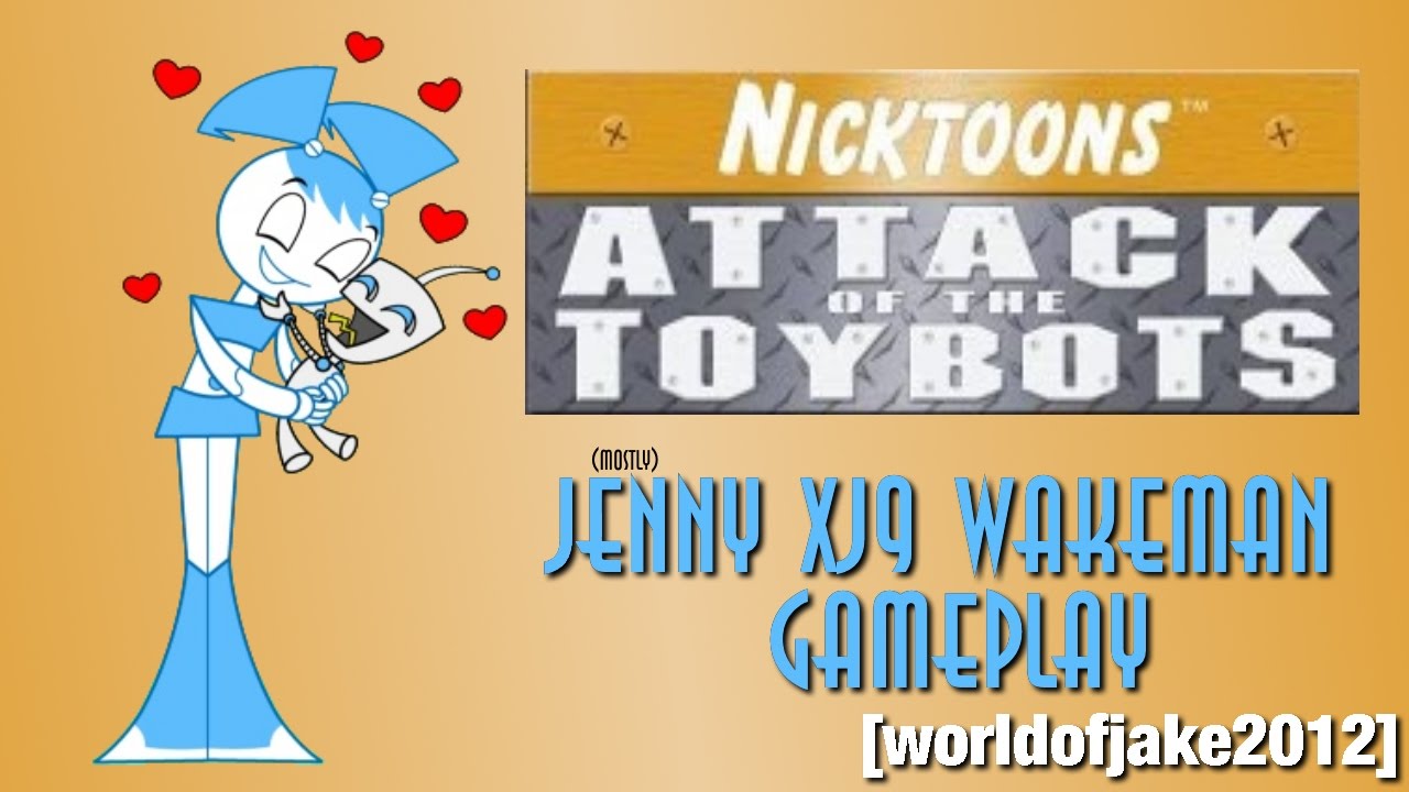 Nicktoons: Attack of the Toybots (PS2) (mostly) JENNY XJ9 GAMEPLAY