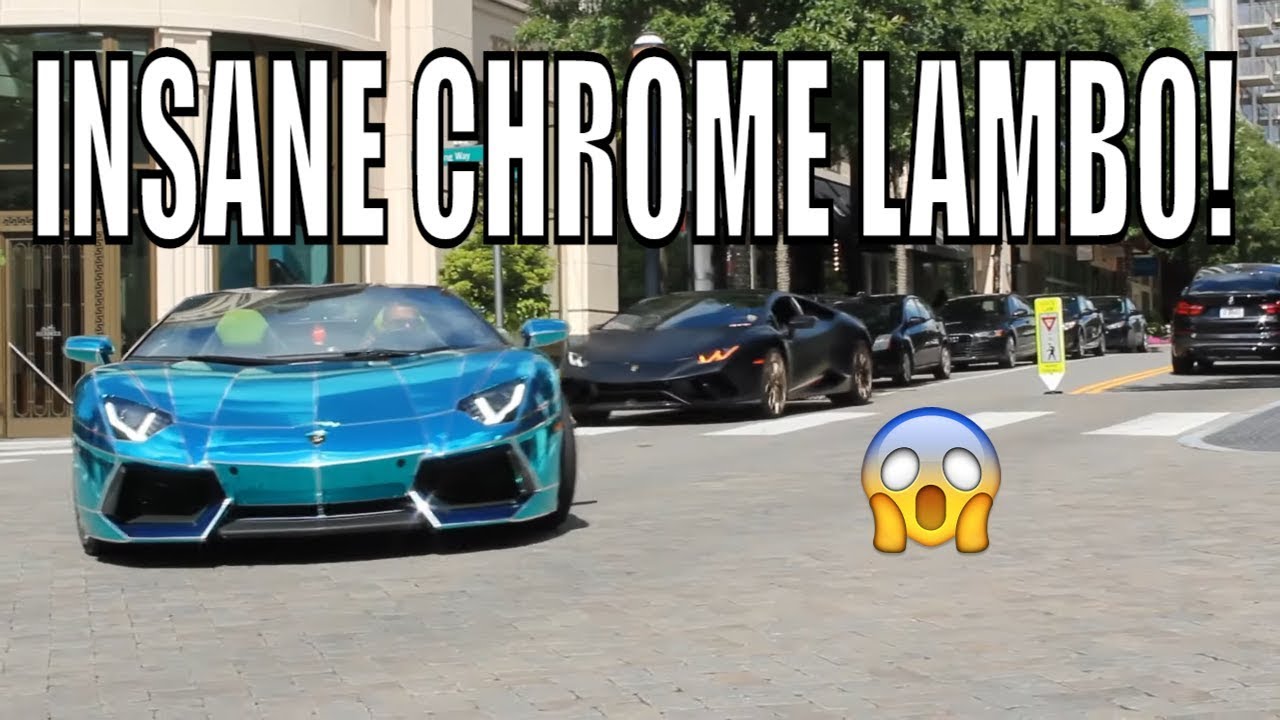 PUBLIC REACTIONS TO CHROME LAMBORGHINI! *VALET HATES IT*