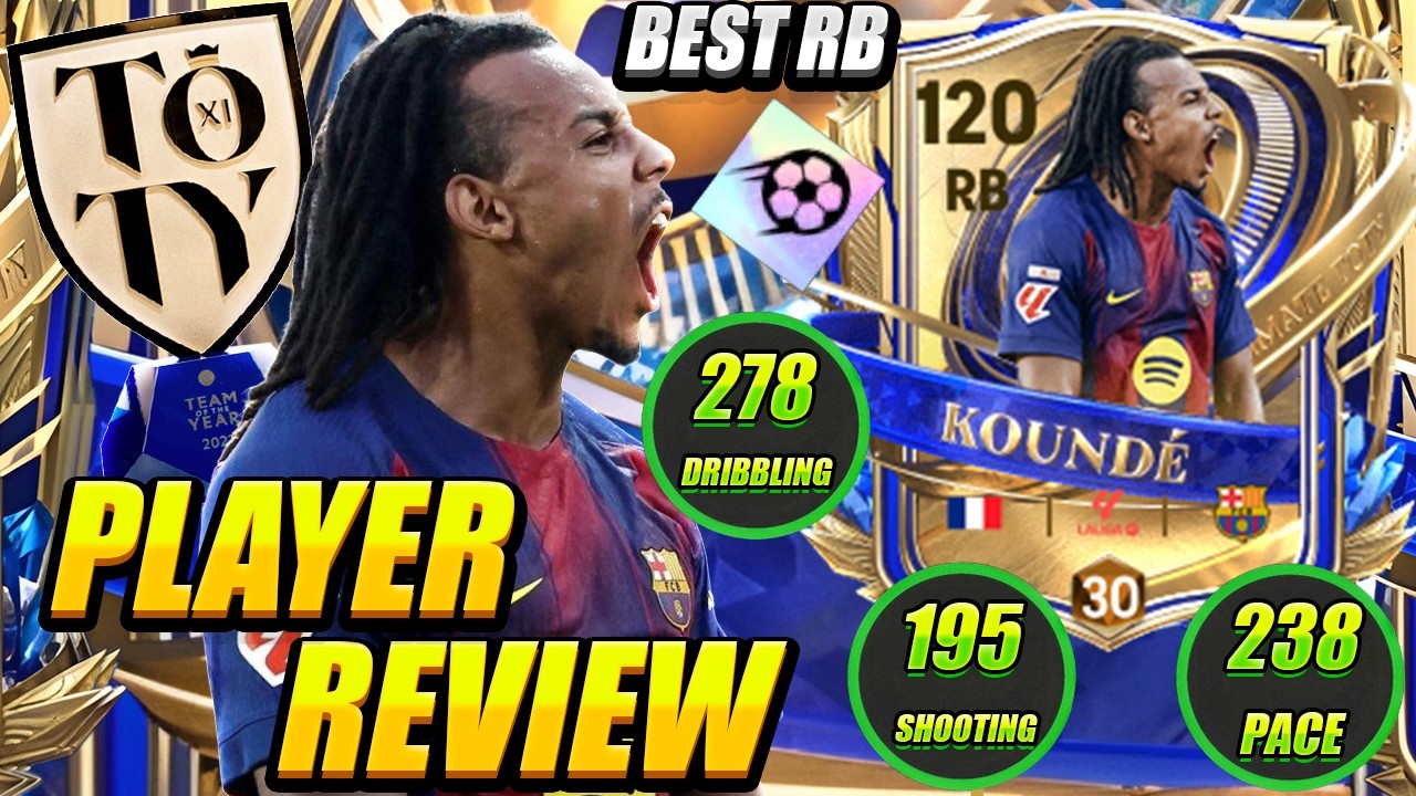 KOUNDE IS AN ABSOLUTE UNIT! 🛡️🔥 115 UTOTY Kounde Player Review! BEST CB/RB META?! &ndash; FC Mobile 26