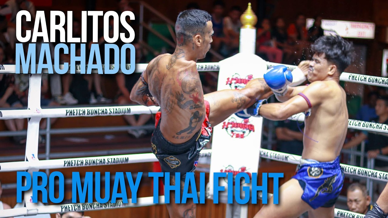 Carlitos Machado vs Ponlakrit – A Muay Thai Fight That Made History in Thailand 🇹🇭