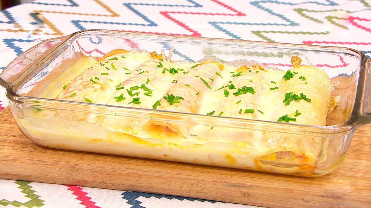 Canelones de choclo y jamón